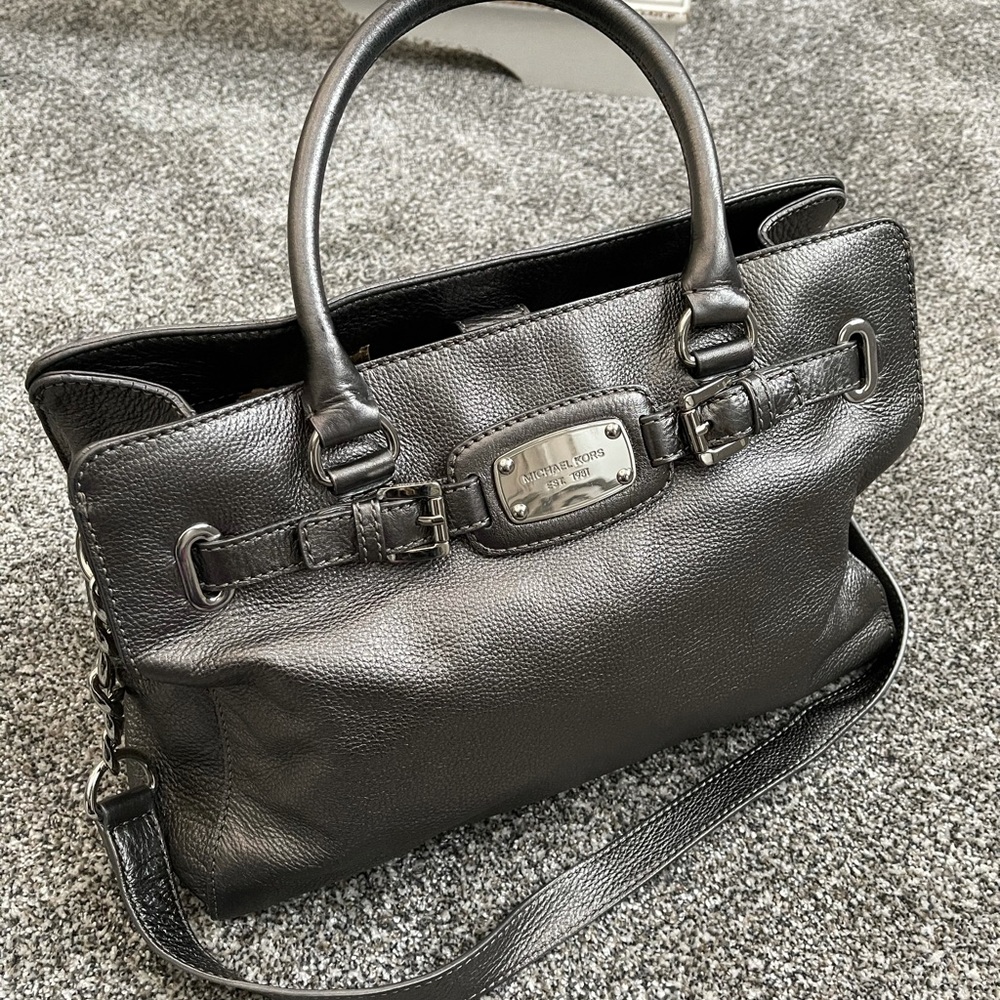 Michael Kors Gray Hamilton Purse